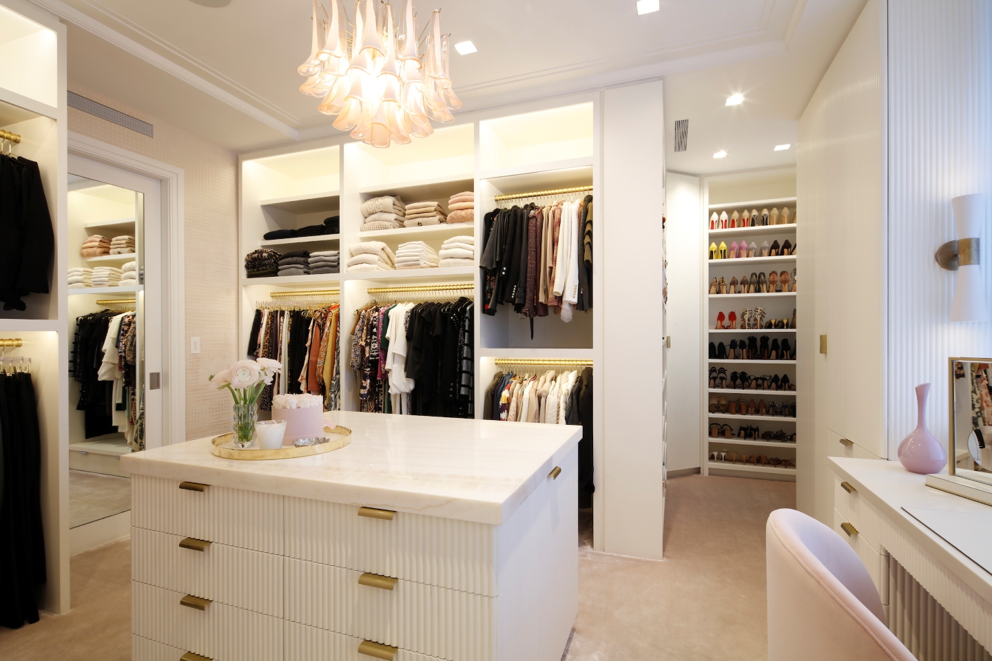 her dressing